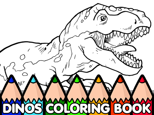 Dinos Coloring Book img